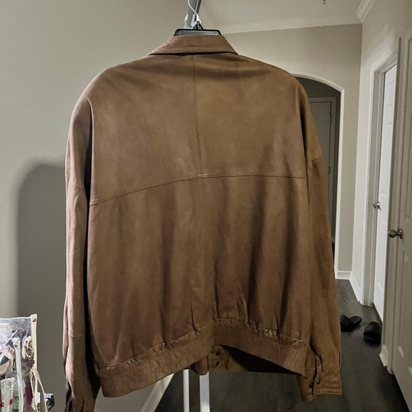 Latigo Tan Bomber Jacket - Picture 7 of 11